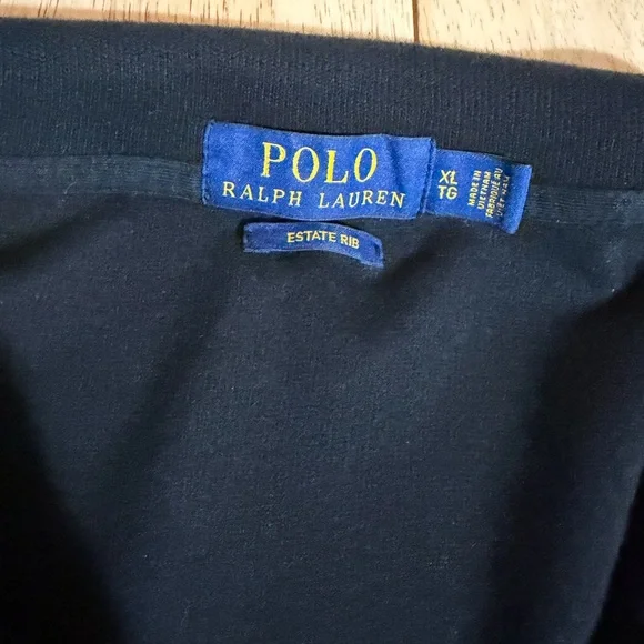 Polo Ralph Lauren Estate Rib Quarter-Zip Pullover – Men’s XL Tall